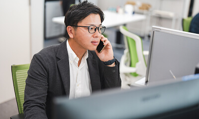 荷主企業との面談アポ